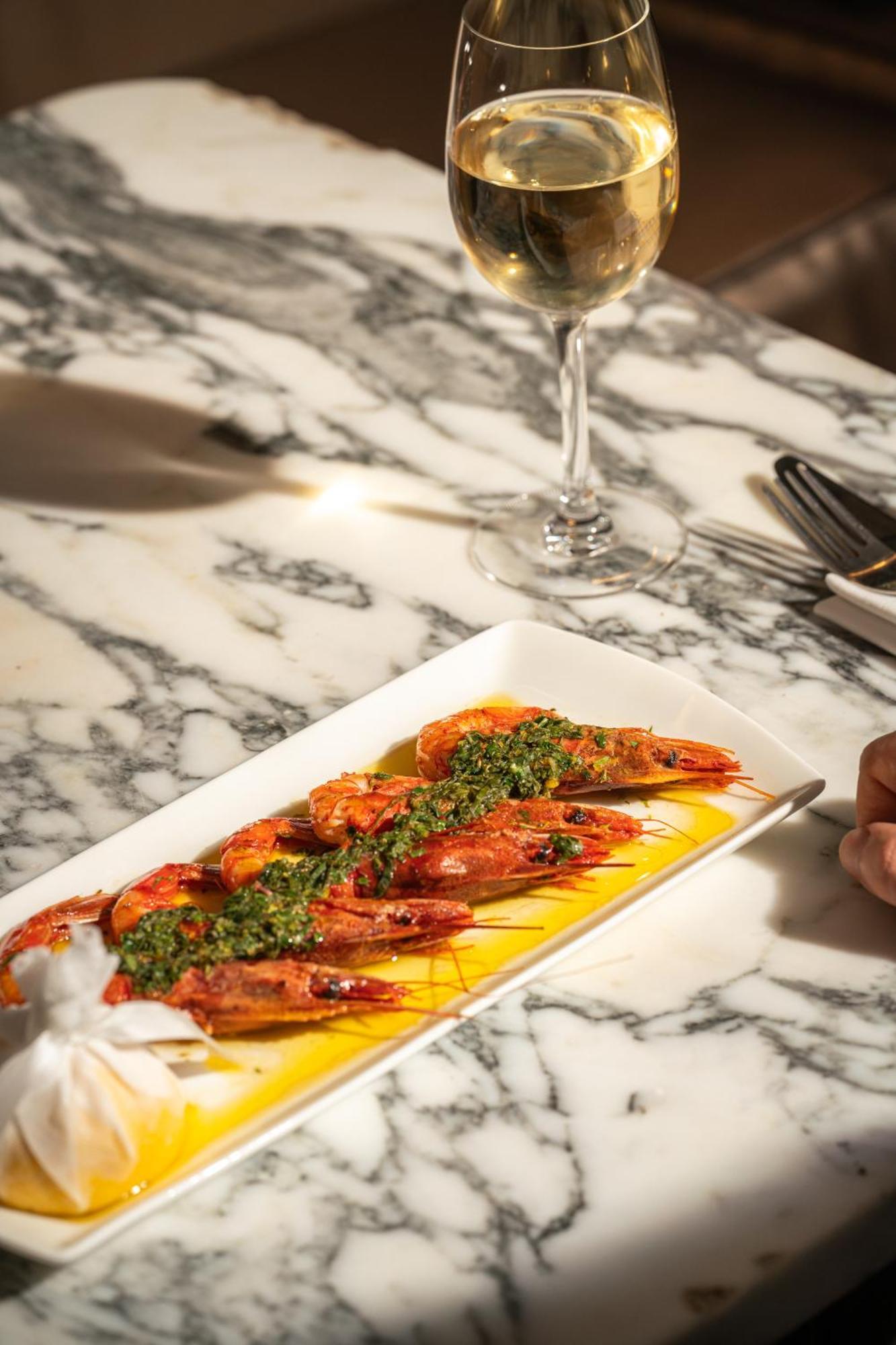 Sanderson London Ngoại thất bức ảnh Shrimp at the restaurant